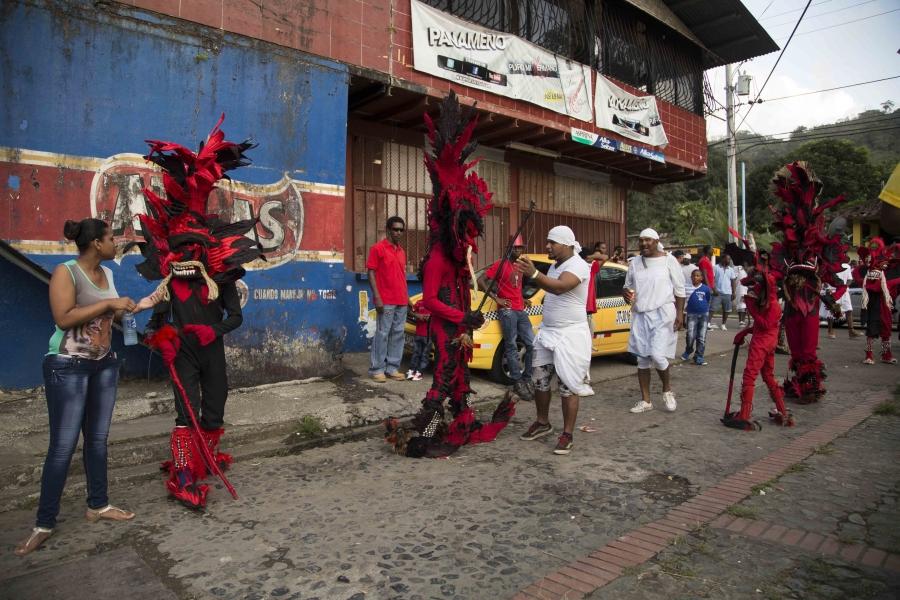 Carnival celebrations in Portobelo, Panama