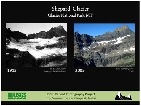 Shephard Glacier melt