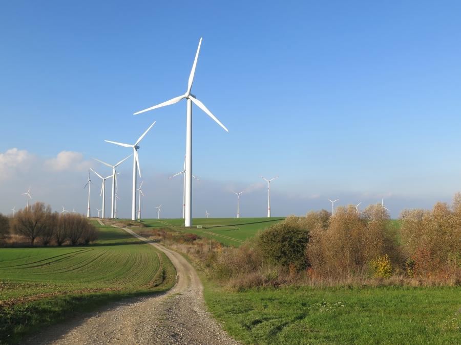 One of the big challenges of Germany's energiewende--its transition from traditional energy sources to renewables--is how to manage the intermittent flow of electricity from solar panels and wind turbines, like these in Prenzlau, in the northern part of t