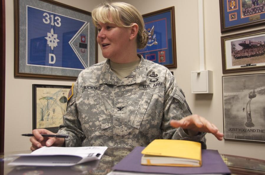 Col. Jennifer Buckner commands the US Army's newly established Cyber School at Fort Gordon, Georgia.