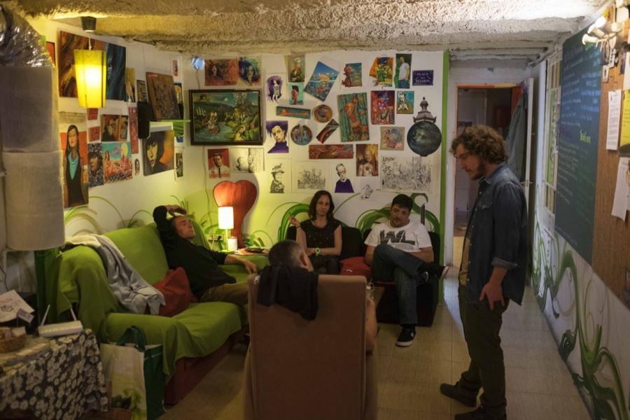 Barcelona cannabis club like a living room