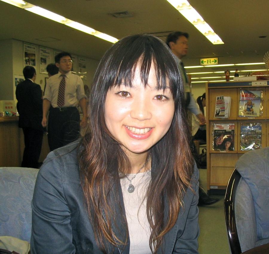 Aya Kano is a reporter with Hiroshima's main newspaper. As a student at school, she was bored by trips to Hiroshima's Peace Memorial Park.  