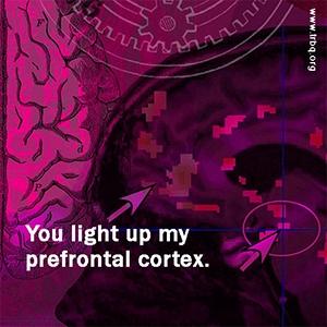 You light up my prefrontal cortext