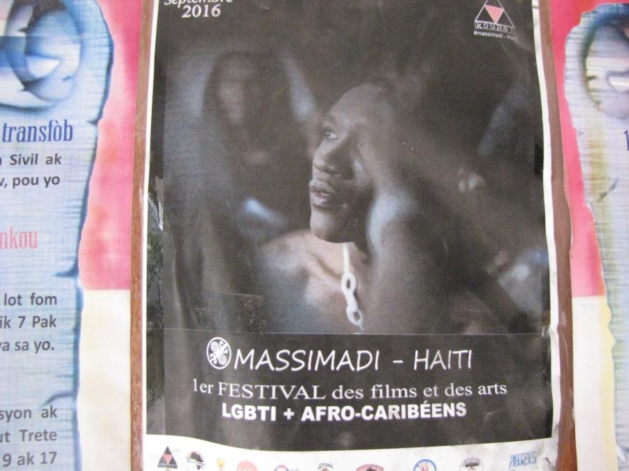 A poster for the Massimadi LGBT Film Festival. It was cancelled following protests and death threats.