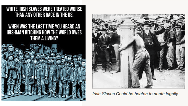 side by side memes with historical images