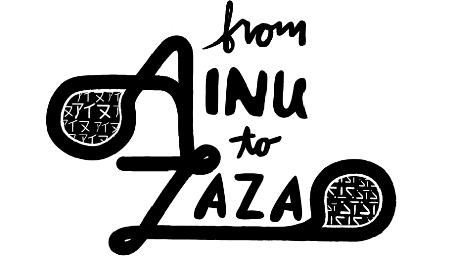 Ainu to Zaza Logo