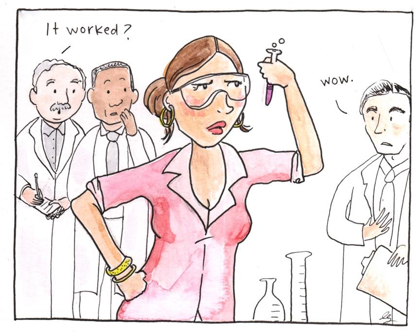Woman scientist