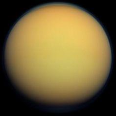 The moon, Titan