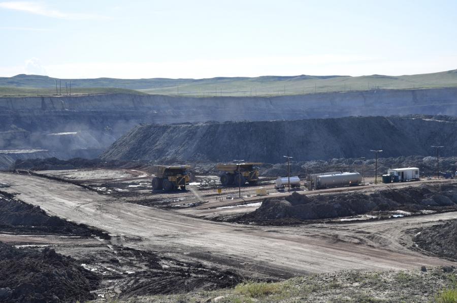 Gillette is surrounded by open pit coal mines — the Eagle Butte mine is just 8 miles north of downtown.