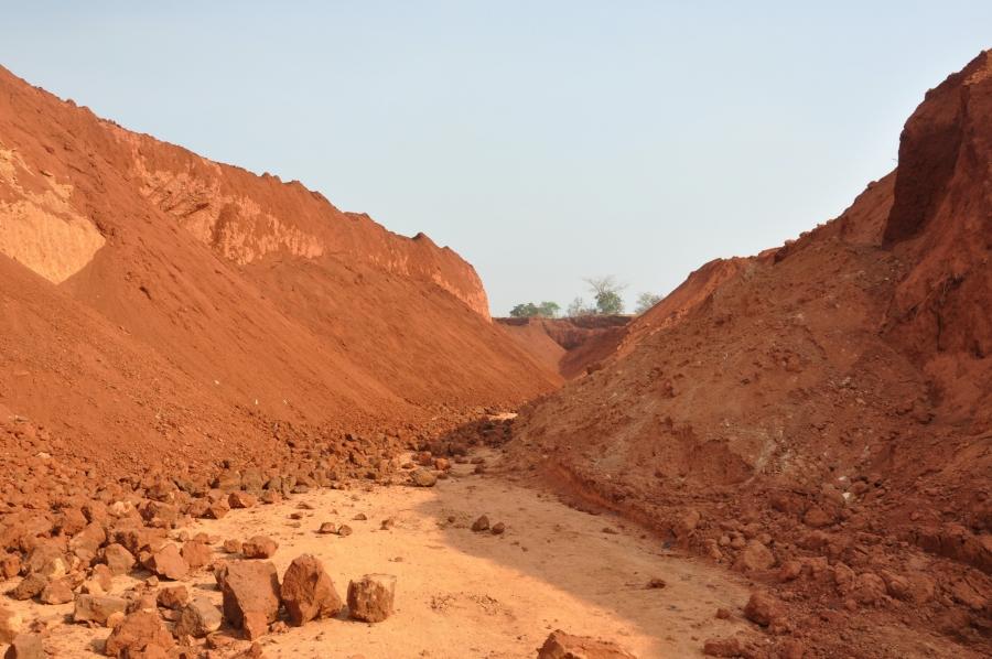 This mining site in Ngoe Ngoe Village, East Cameroon, was abandoned by Chinese mining operators. Nine villagers seeking gold at night died there last year.