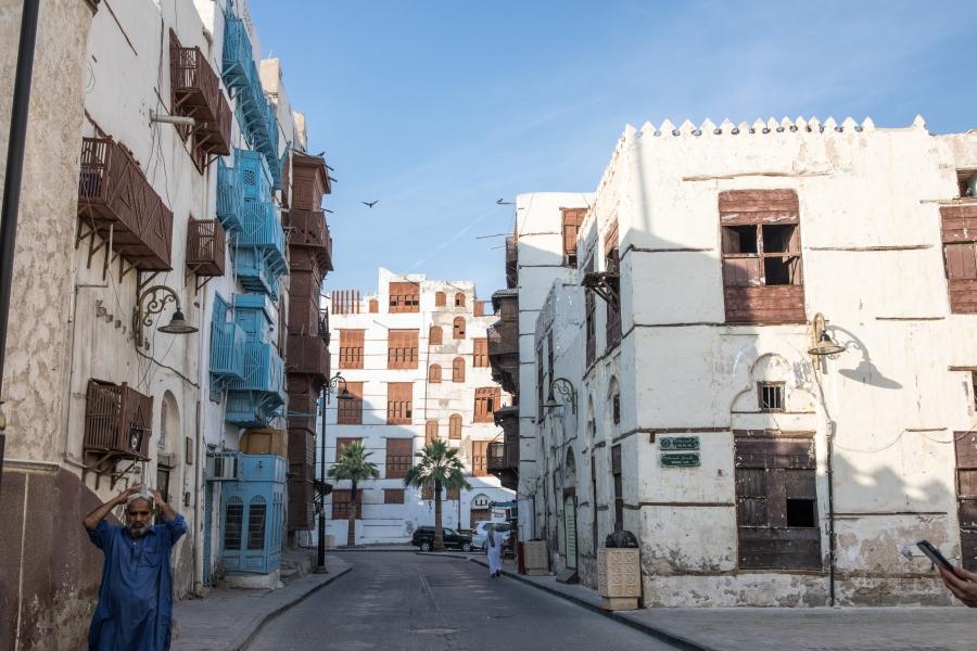 Al-Balad, the historical part of Jeddah, Saudi Arabia, is one location authorities are hoping more tourists visit.