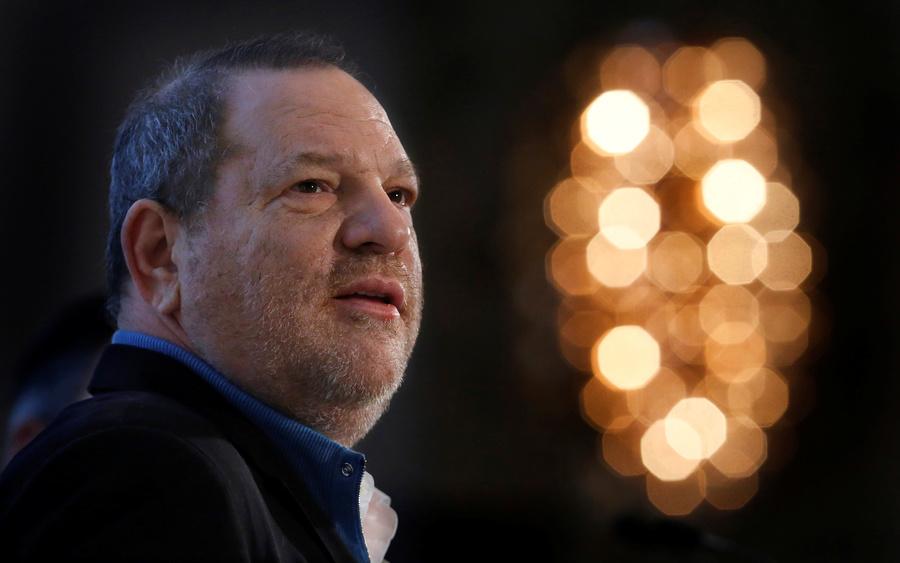 Harvey Weinstein speaks at the UBS 40th Annual Global Media and Communications Conference in New York, on Dec. 5, 2012.