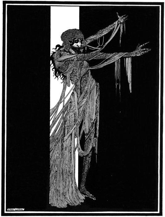 Harry Clarke's 1919 illustration for the story “The Fall of the House of Usher."