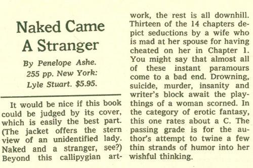 The New York Times reviewed the book, August 3, 1969, not aware that it was a parody.