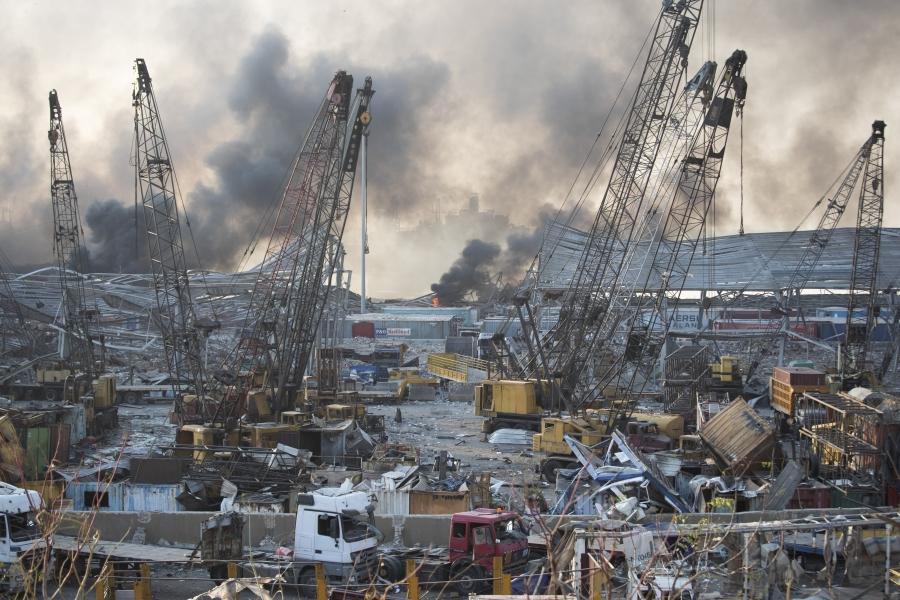 An ammonium nitrate explosion ripped through Beirut’s port in August 2020, killing at least 216 people. 