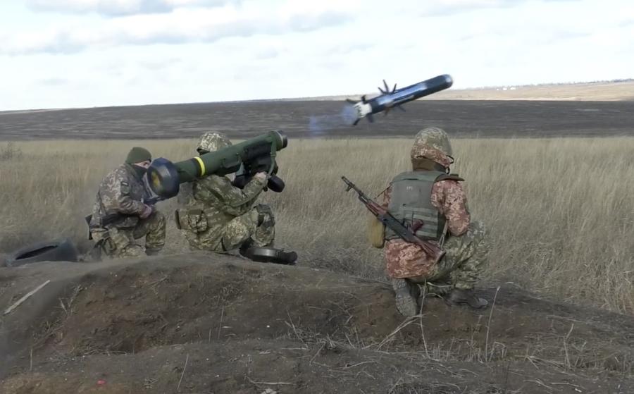 The U.S. has given Ukraine a third of its Javelin anti-tank missiles. 