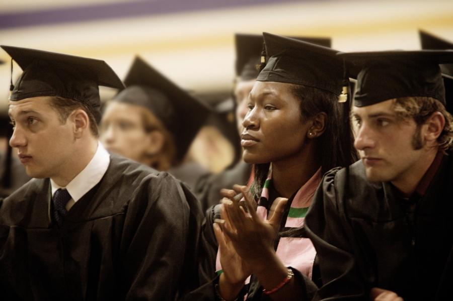 Some researchers say graduation is less likely for Black, Hispanic and Native American students when affirmative action is outlawed. 