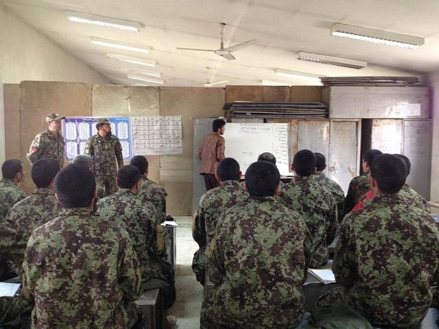 Literacy instruction at Darulaman Literacy Center. The military has no idea if this training worked.