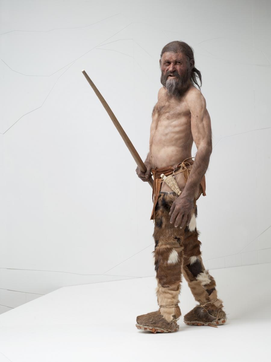 Ötzi, the Iceman's reconstruction