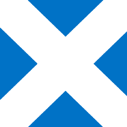 Scottish saltire of St. Andrew