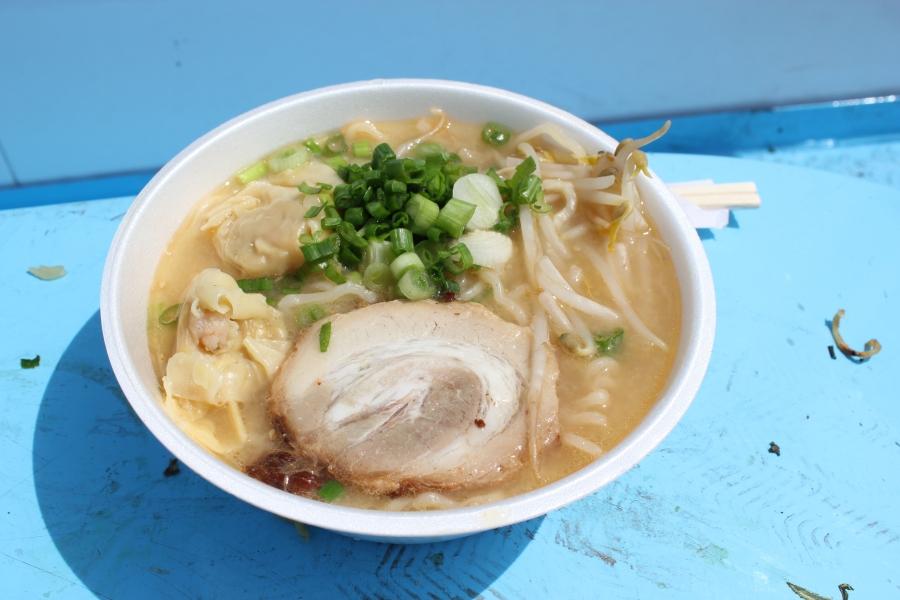 Ramen from the popular Tsujita Tokyo booth at a recent festival in Los Angeles devoted solely to the food. 
