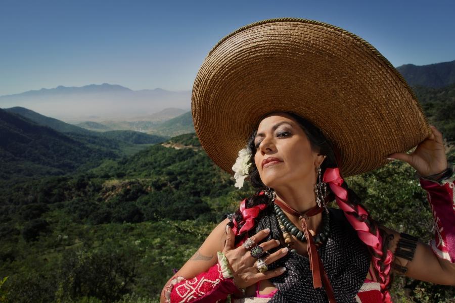 Mexican-American singer Lila Downs is voting in her first election