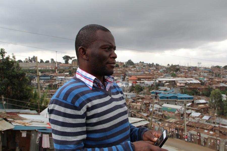 Tom Bwire worked as a community journalist in Kibera for many years before co-founding Habari Kibra. 