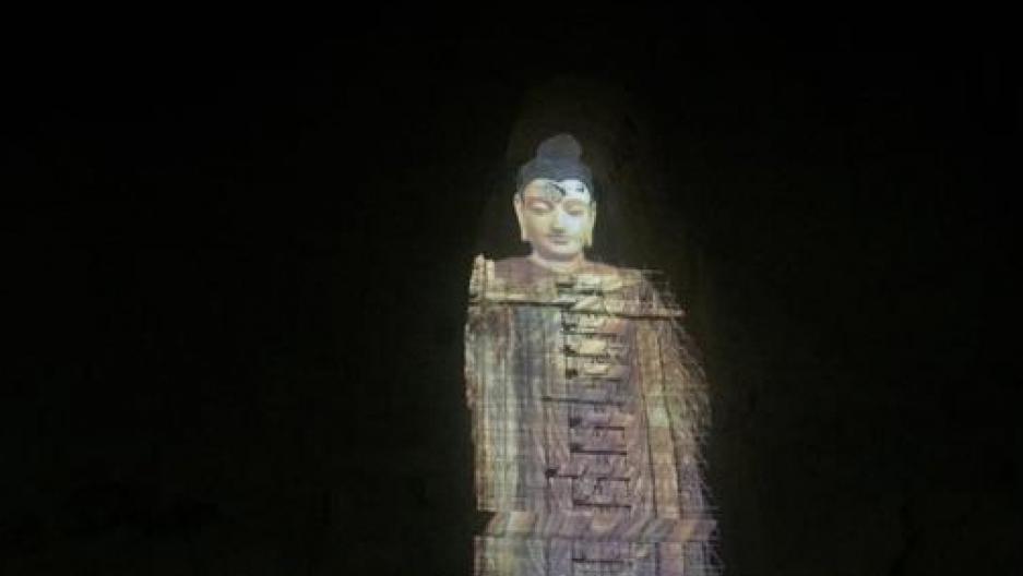 Bringing back the images of the giant Buddhas of Bamiyan