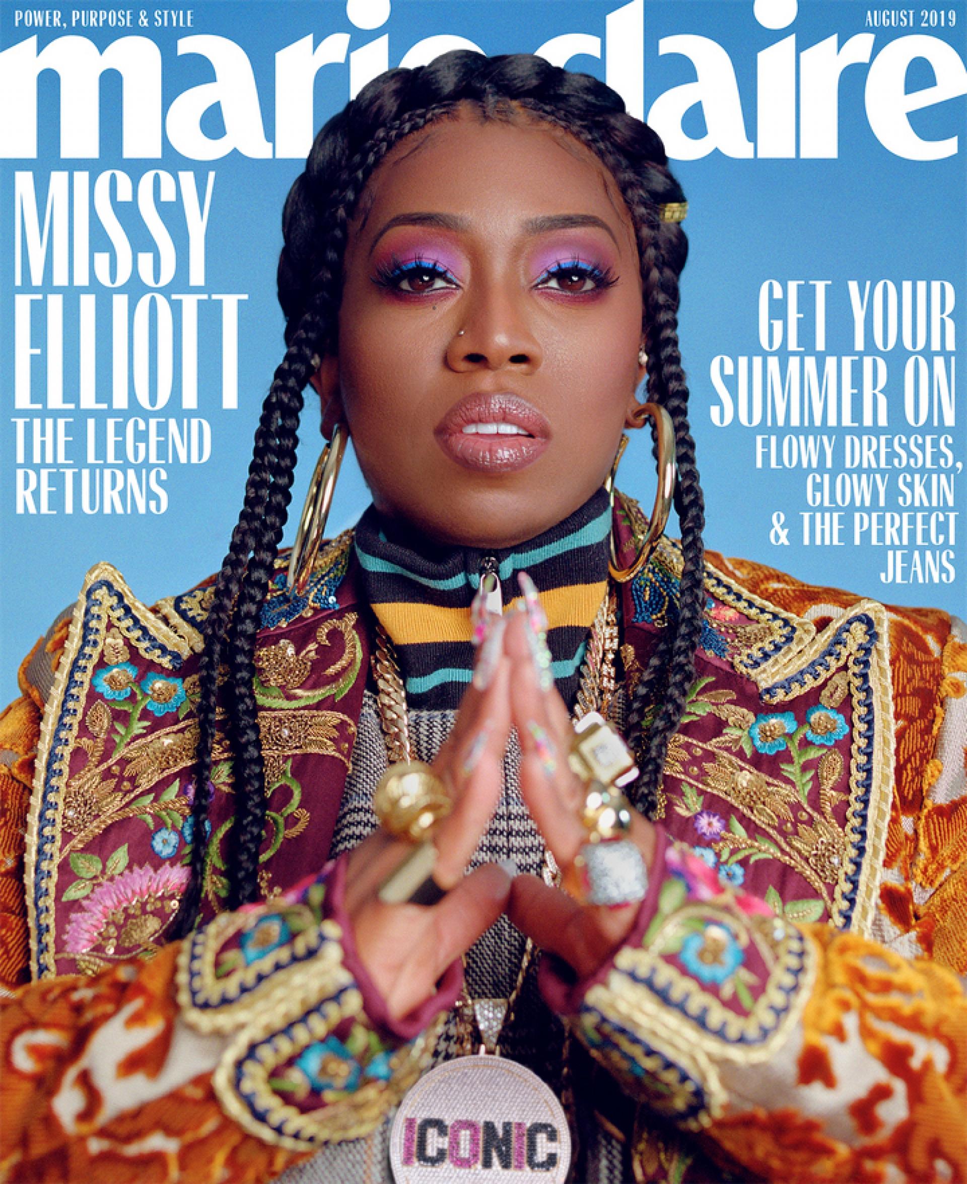 The August 2019 cover of Marie Claire.