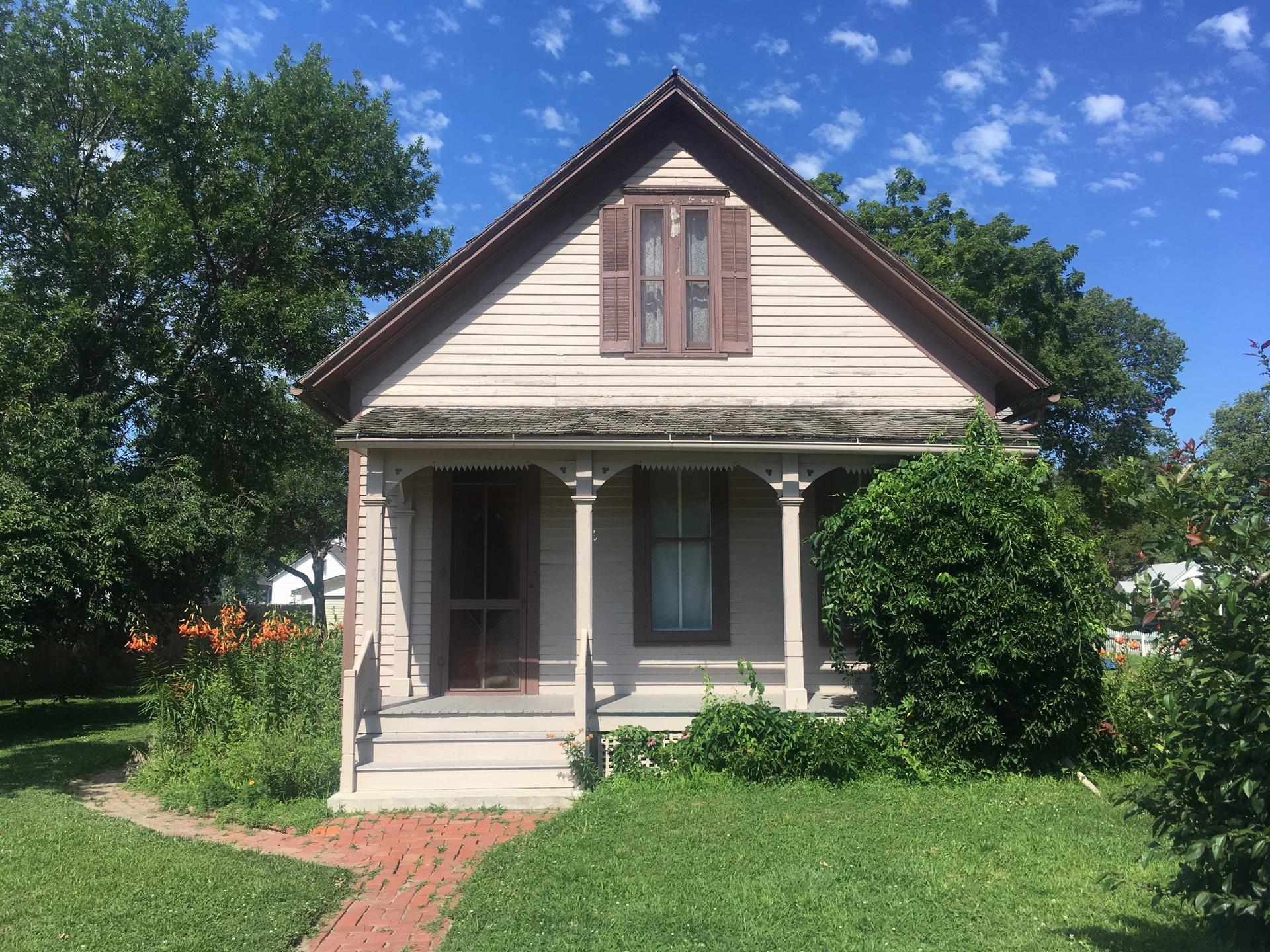Willa Cather’s childhood home, now the Willa Cather Pioneer Memorial, in Red Cloud, Nebraska.