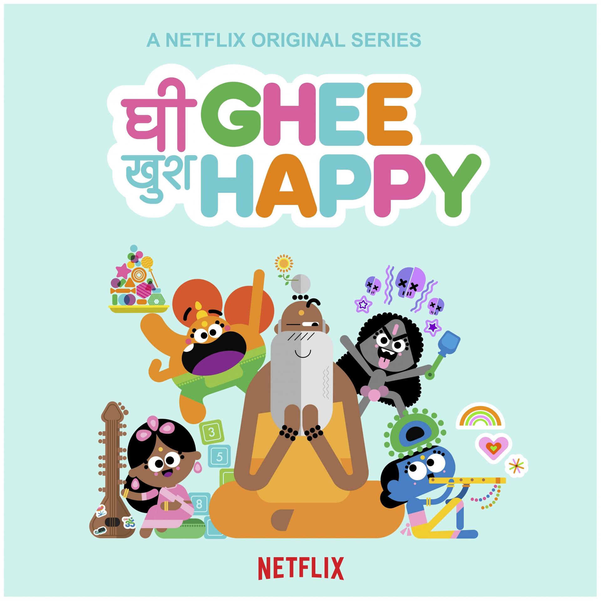 Netflix promotional material for "Ghee Happy"
