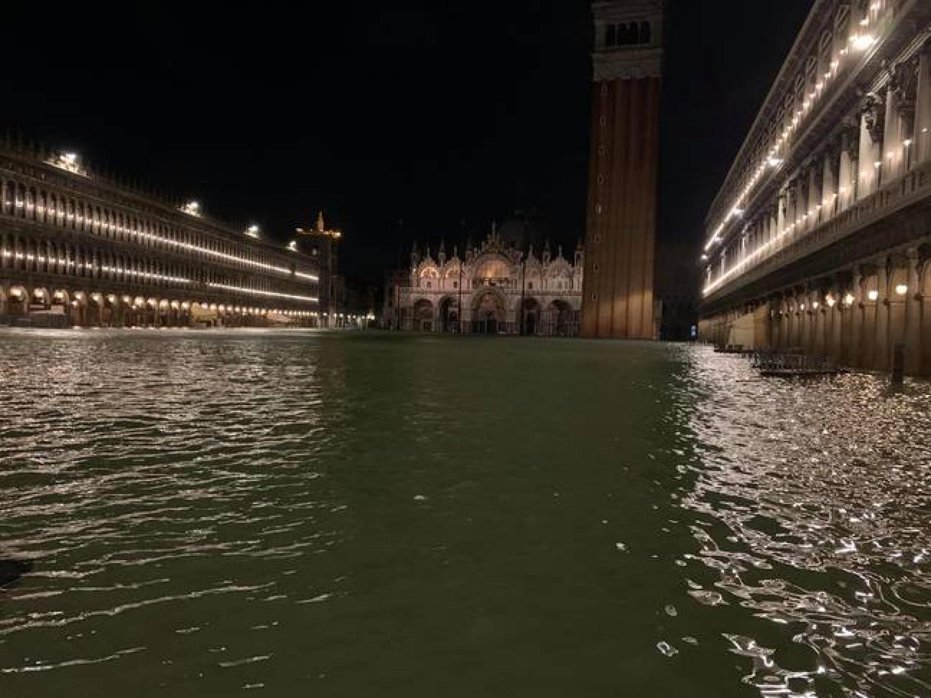 San Marco in Venice during the November 2019 floods. 