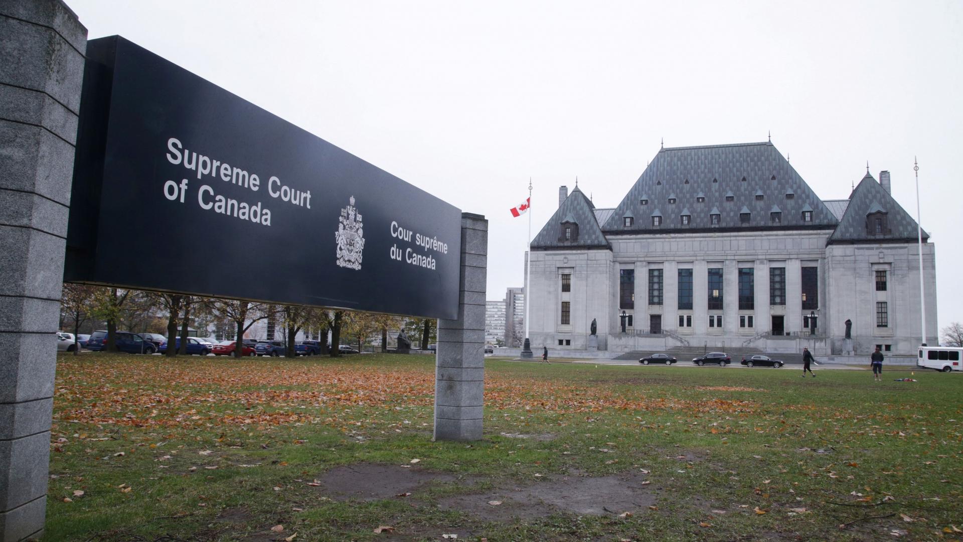 The Supreme Court of Canada is seen in Ottawa, Ontario, Canada, Nov. 4, 2019. 