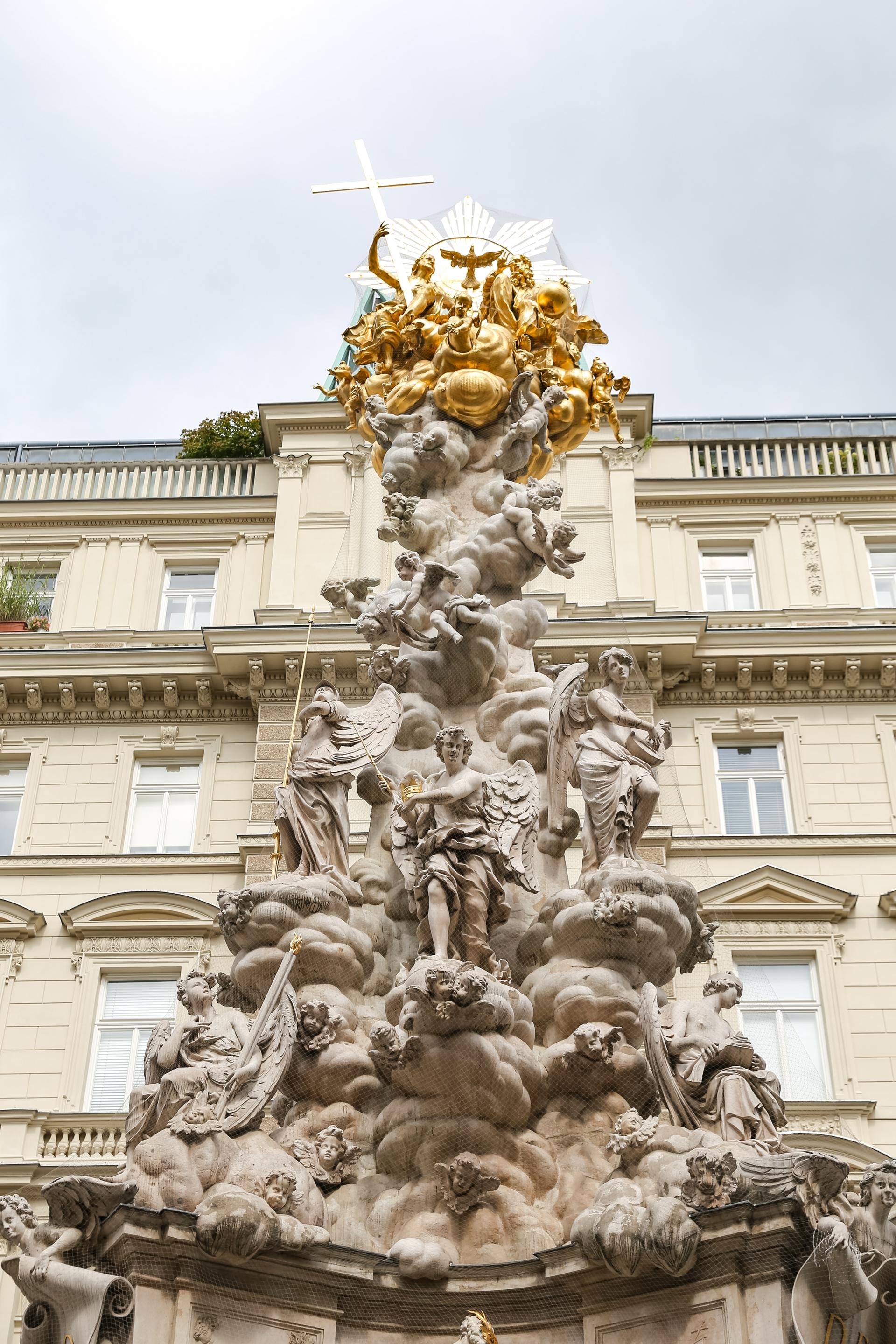 Plague Column in Vienna. 