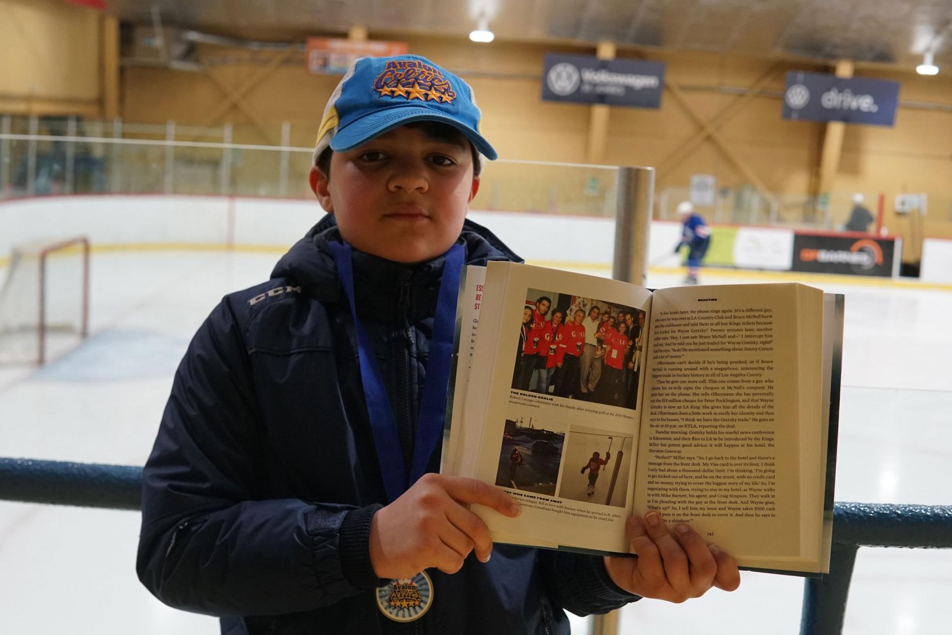 TSN broadcaster James Duthie dedicated a chapter of his latest book to Yamen Bai and his story of joining hockey in Canada.