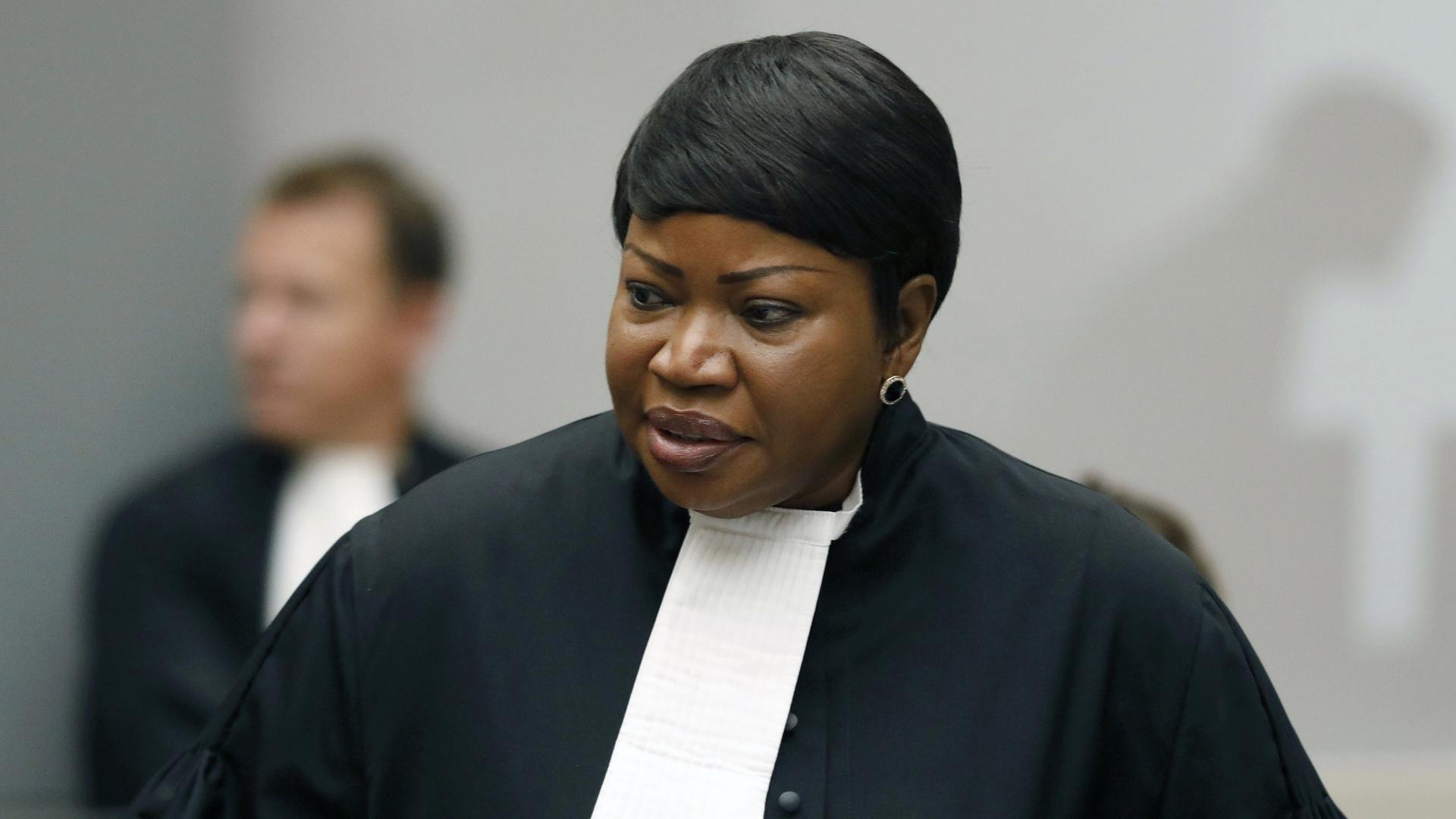 Prosecutor Fatou Bensouda speaks at the International Criminal Court (ICC) in The Hague, Netherlands, in this this Aug. 28, 2018, file photo.