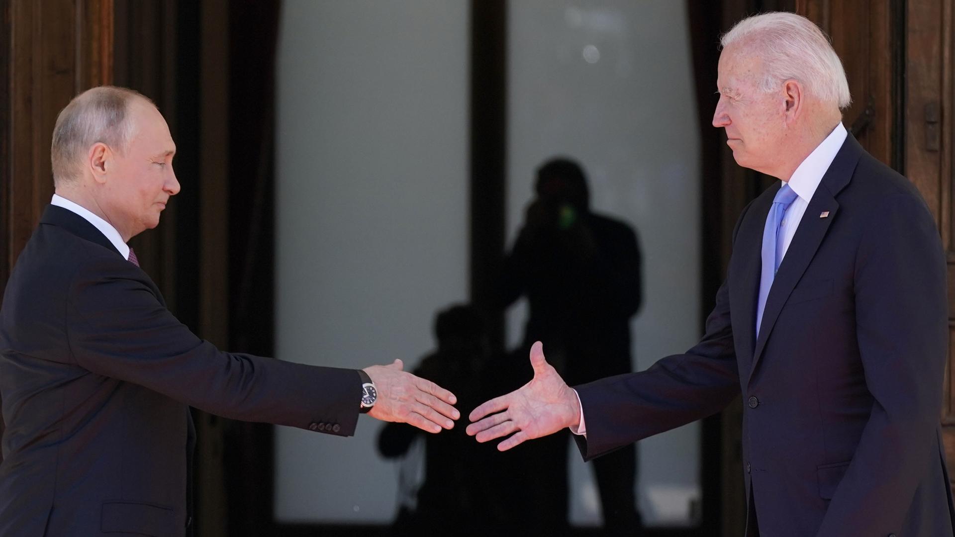 President Joe Biden meets with Russian President Vladimir Putin, Wednesday, June 16, 2021, in Geneva, Switzerland. 