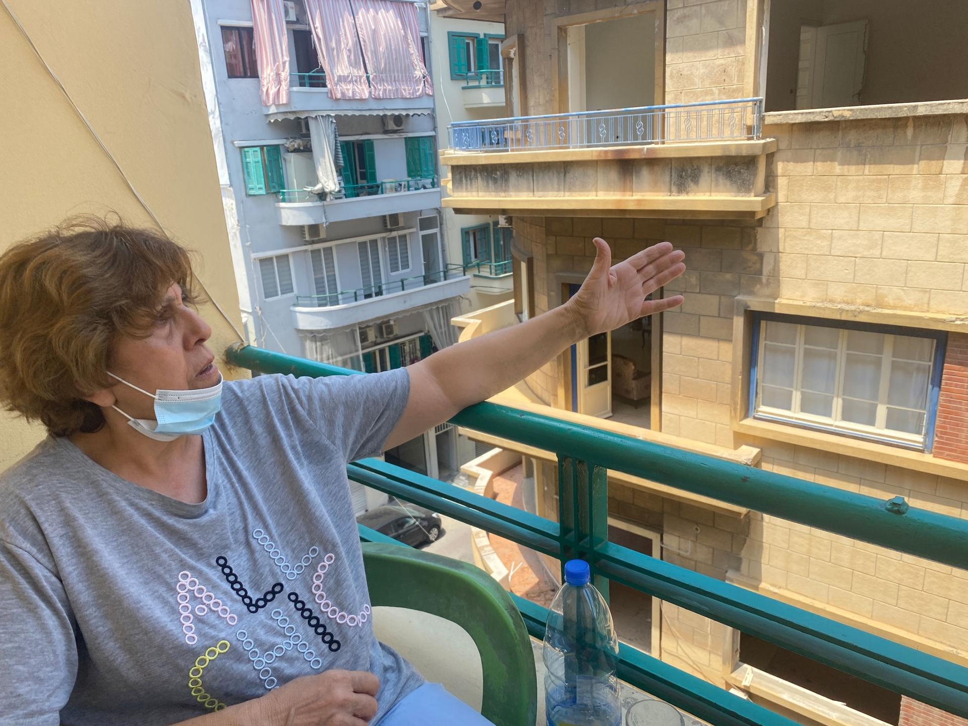 In the days after the blast, Norma Irani refused to leave her windowless, doorless home.