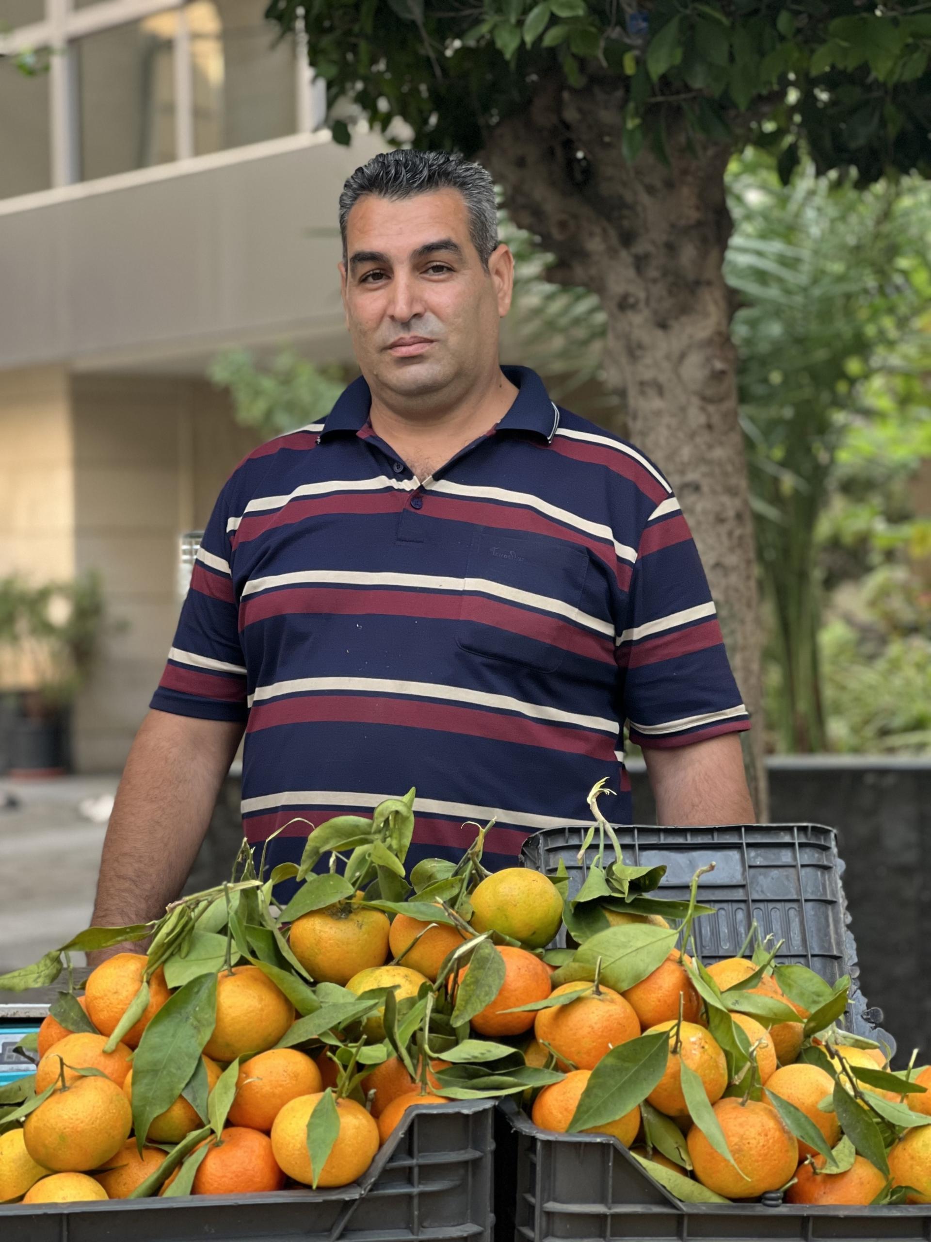 Forty-two-year-old Adnan Ziwani has been selling fruits on carts in Beirut for the past two decades. Just three months ago, he sold about 100 kilos (220 pounds) of grapes a day. Today, he says, he’s lucky if he sells 35 kilos (77 pounds.)