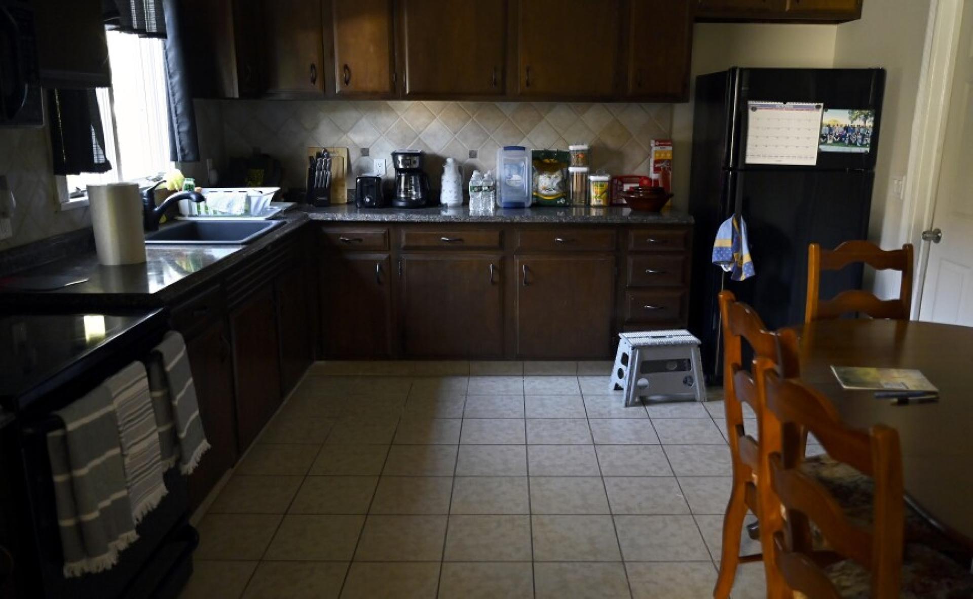 A view of the kitchen of the Middletown apartment