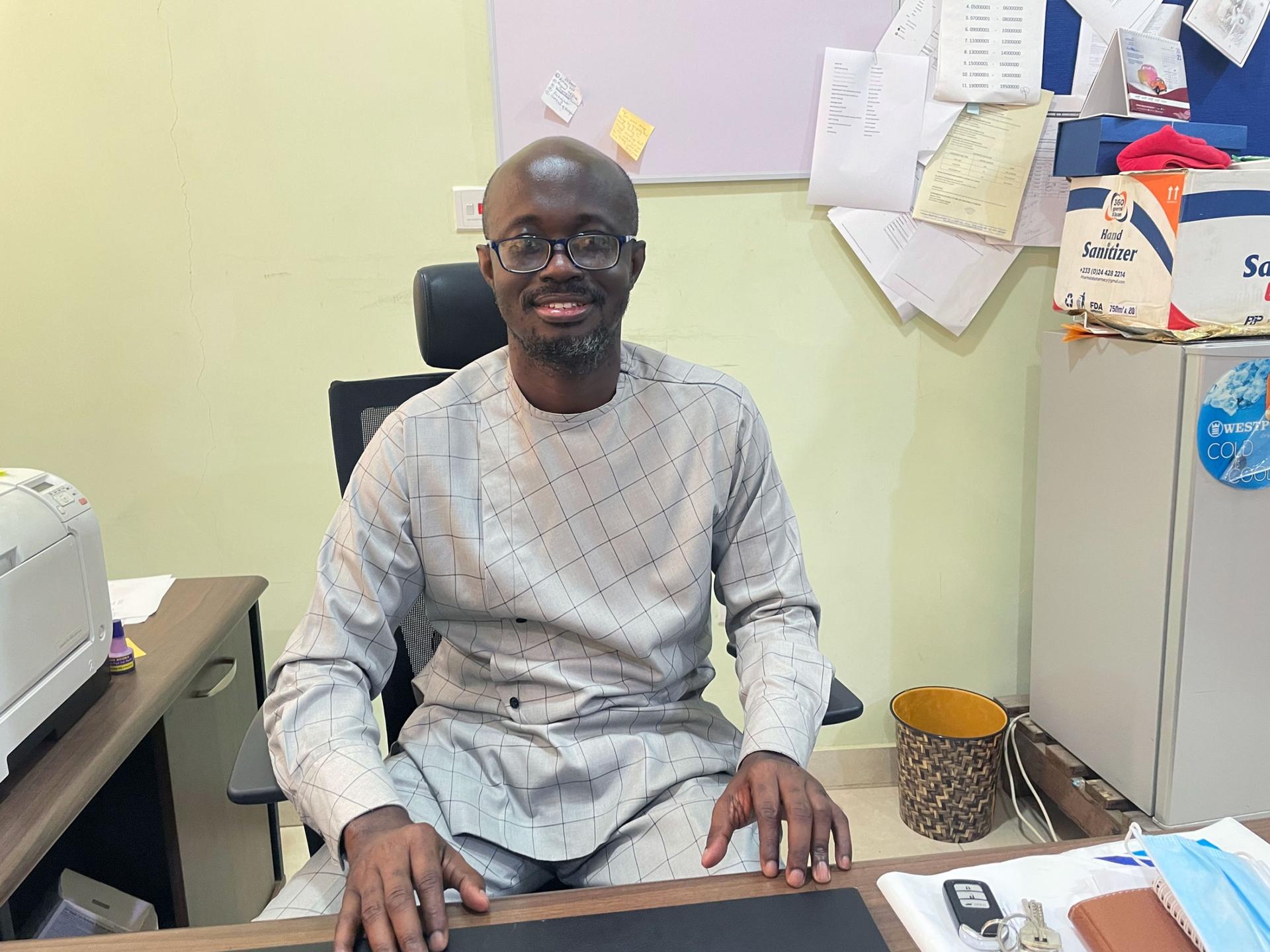 Dr. Kwame Amponsah Achiano is a program manager for Ghana's Expanded Program on Immunization.