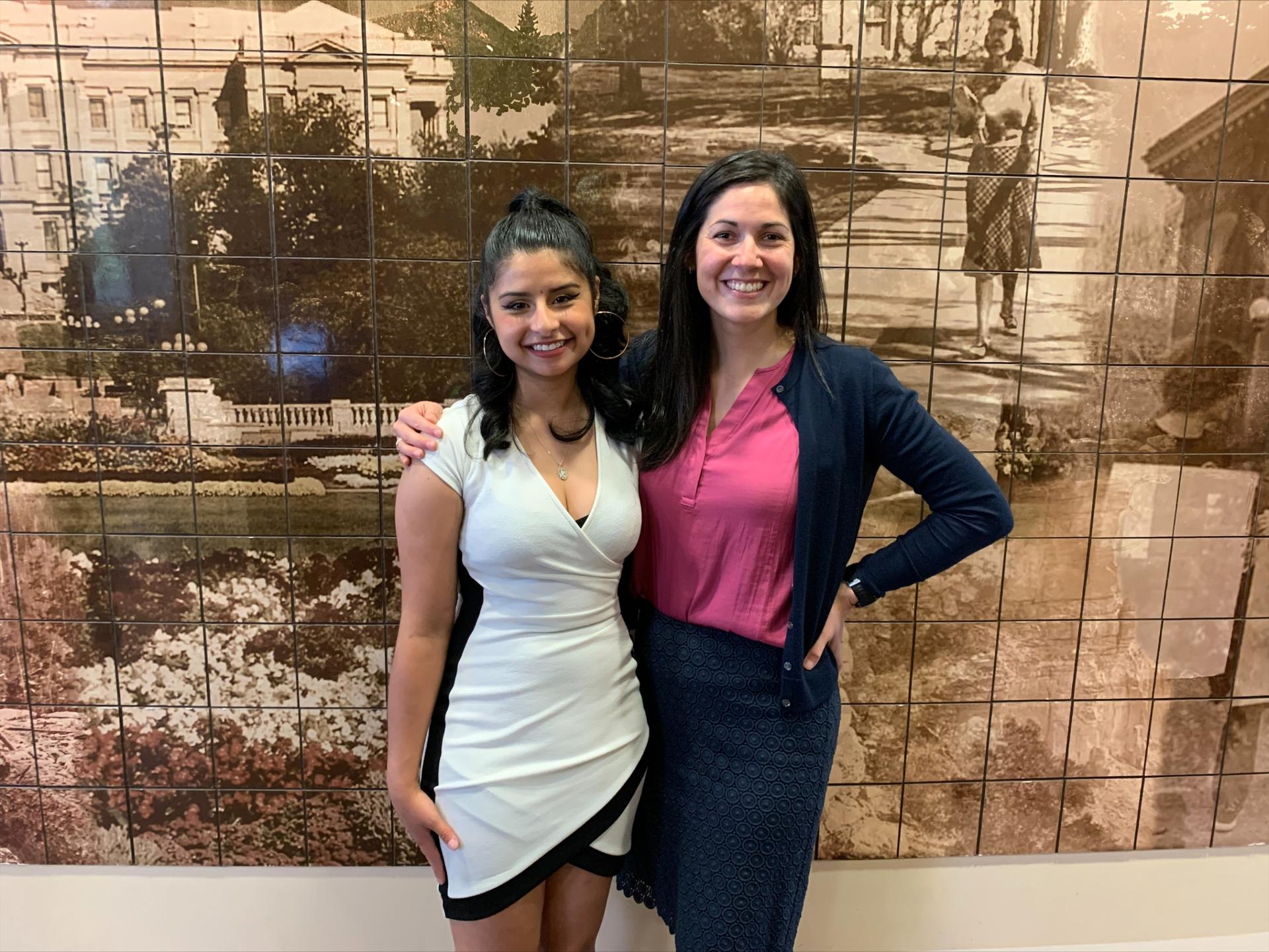 Immigration Defense Clinic students Larrisa Alire and Marina Fleming, in their second year at law school at the University of Colorado, provide free legal services to immigrants.