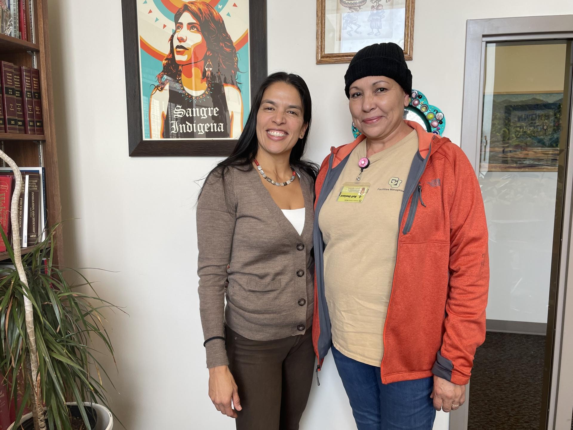 Violeta Chapin, University of Colorado law school professor and director of the Immigration Defense Clinic, helped university employee Irma Bernard become a naturalized US citizen.