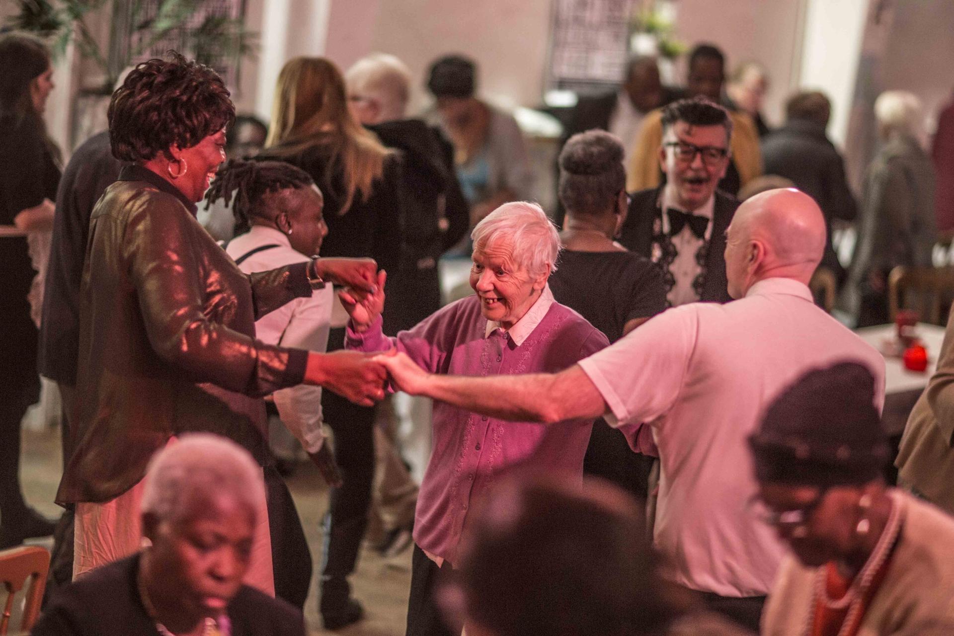 Volunteers bring the club to life each week, dancing along with club-goers.