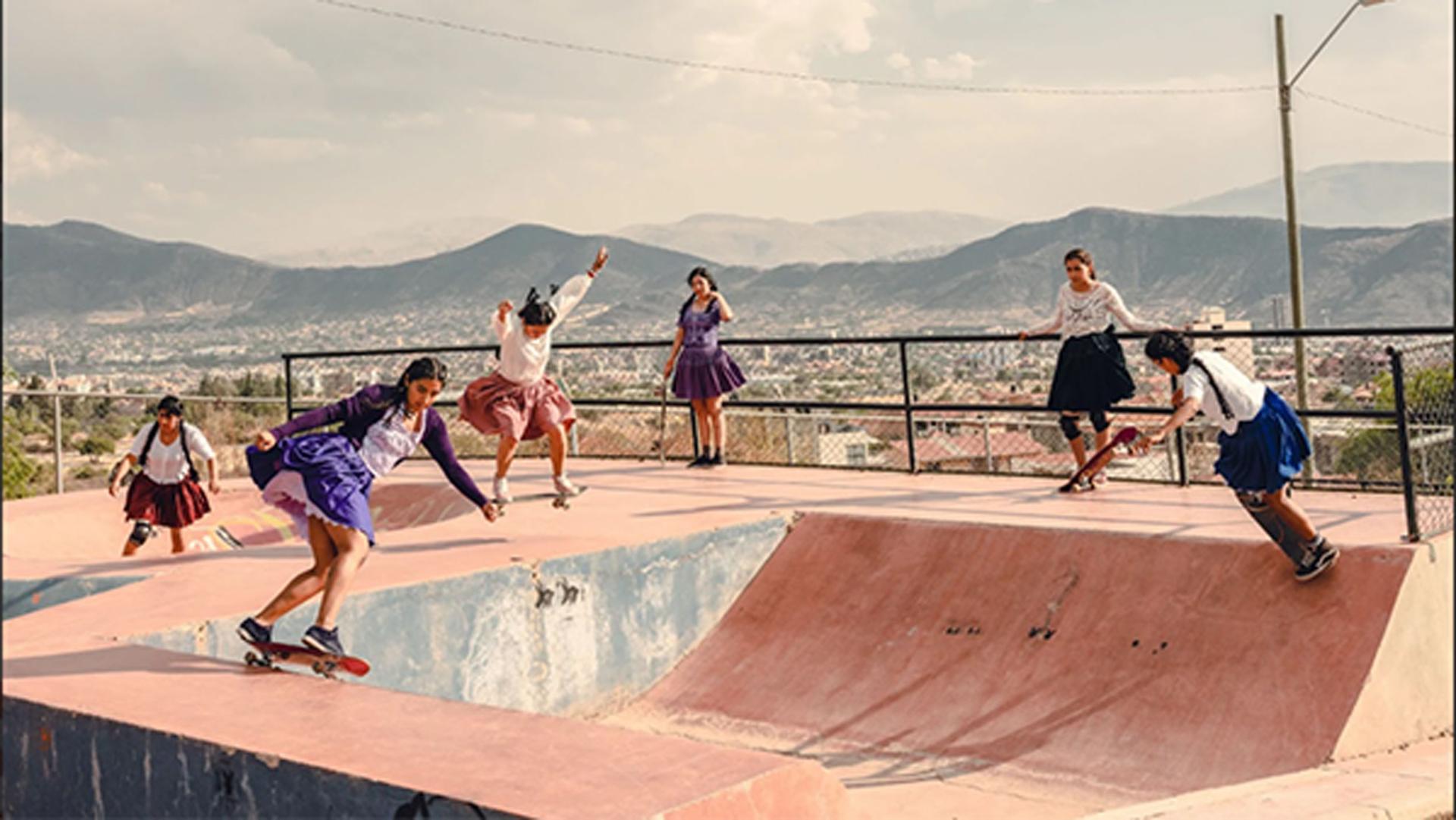 A skatepark in the outskirts of Cochababma, Bolivia