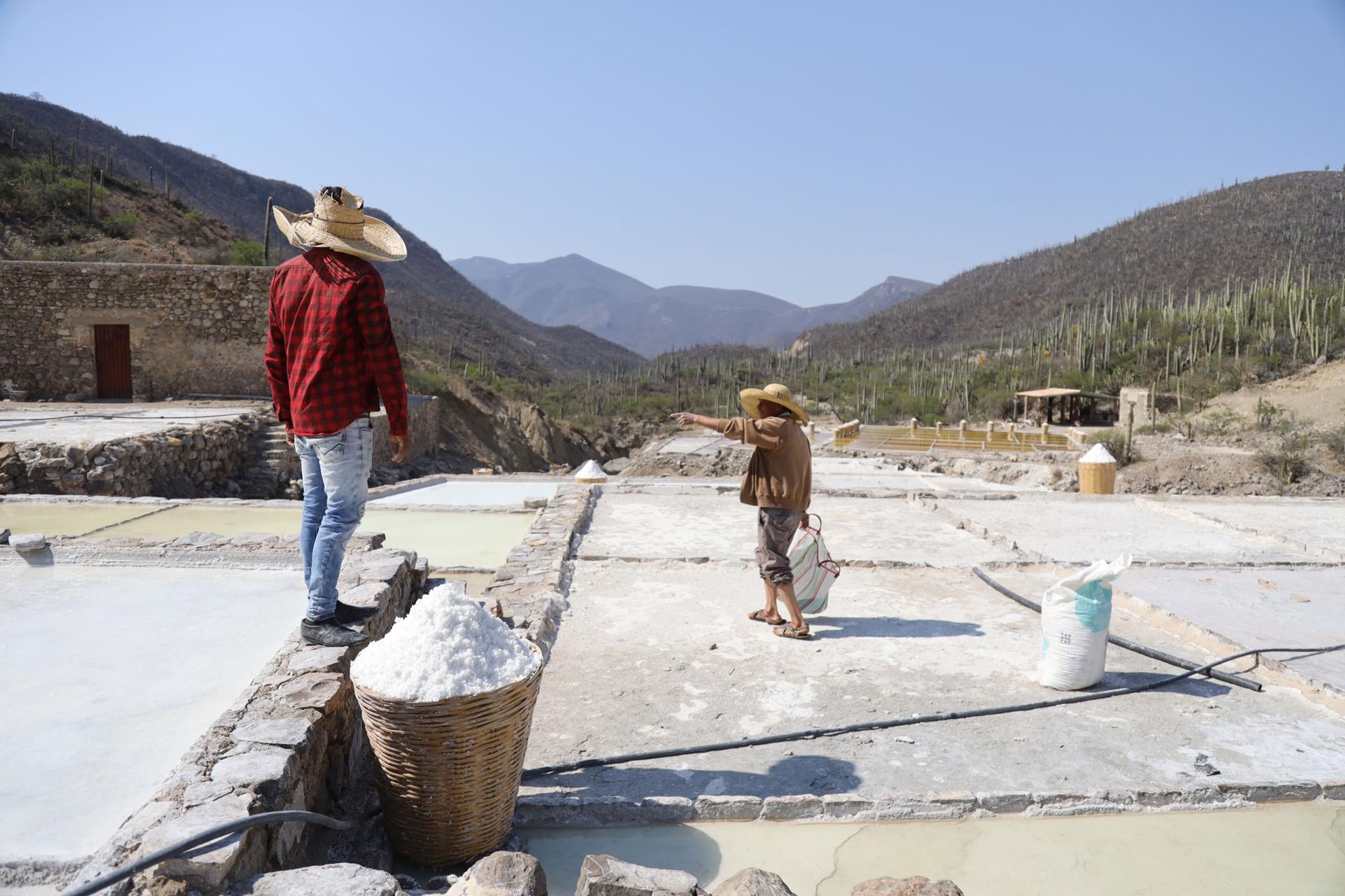 Pedro Salas Díaz has worked as a salt farmer most of his life in a tradition passed down for generations. 