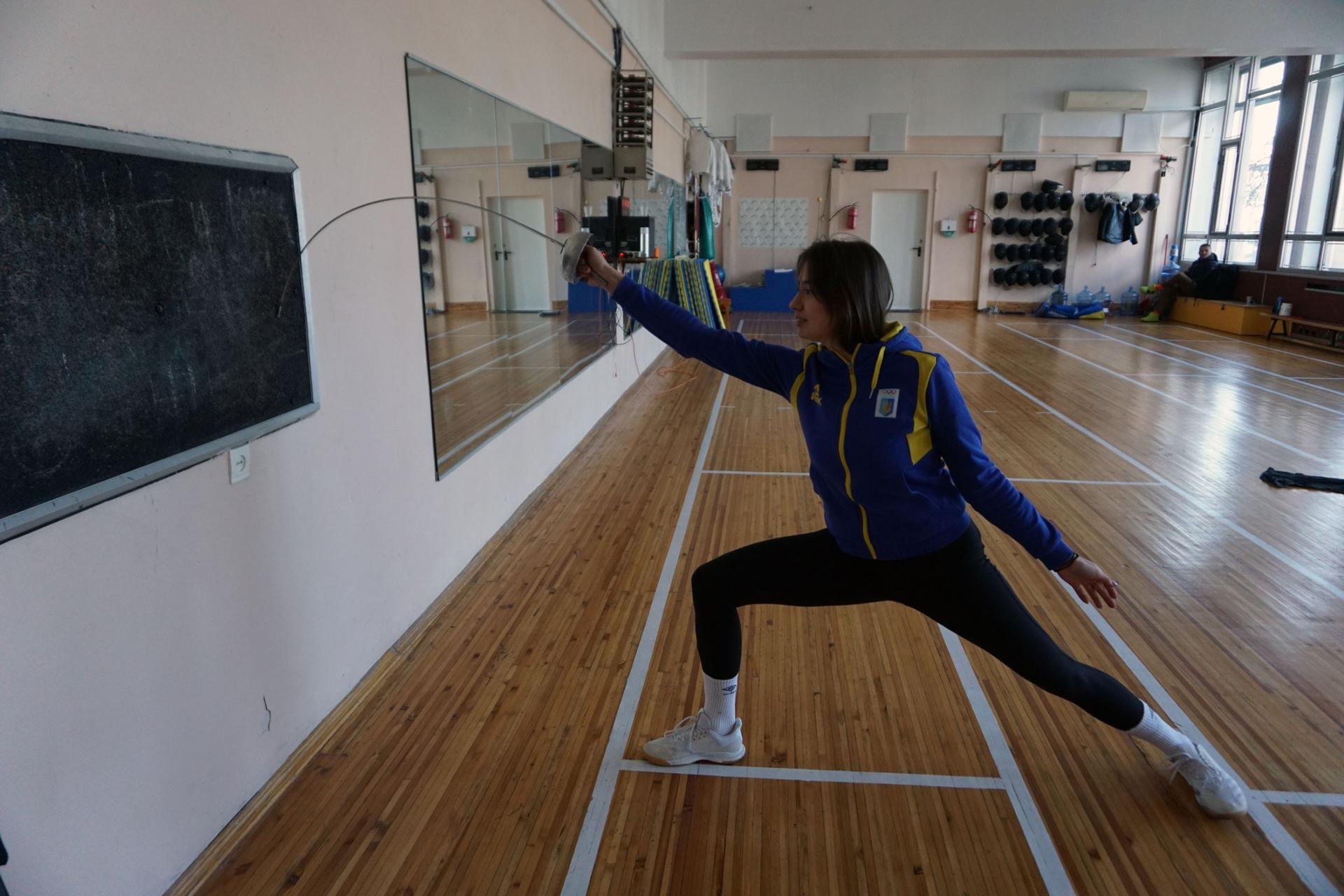 Darya Varfolomeyeva, 23, started fencing when she was just 11 years old. 