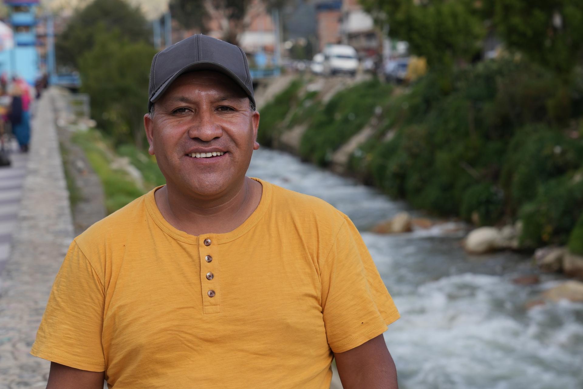 Teo Pineda lives in a house near the Qilcay River, which originates in Lake Palcacocha. He is one of 15 million people in the world who are exposed to Glacial Lake Outburst Floods.