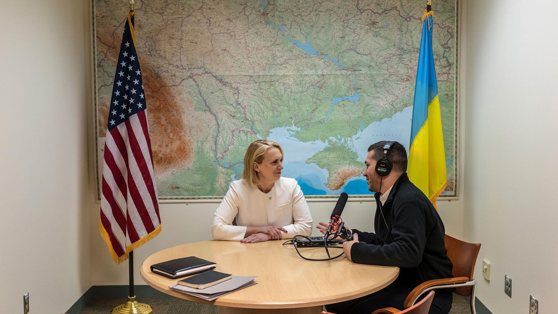 The World's Daniel Ofman interviews US Ambassador to Ukraine Bridget Brink in Kyiv.