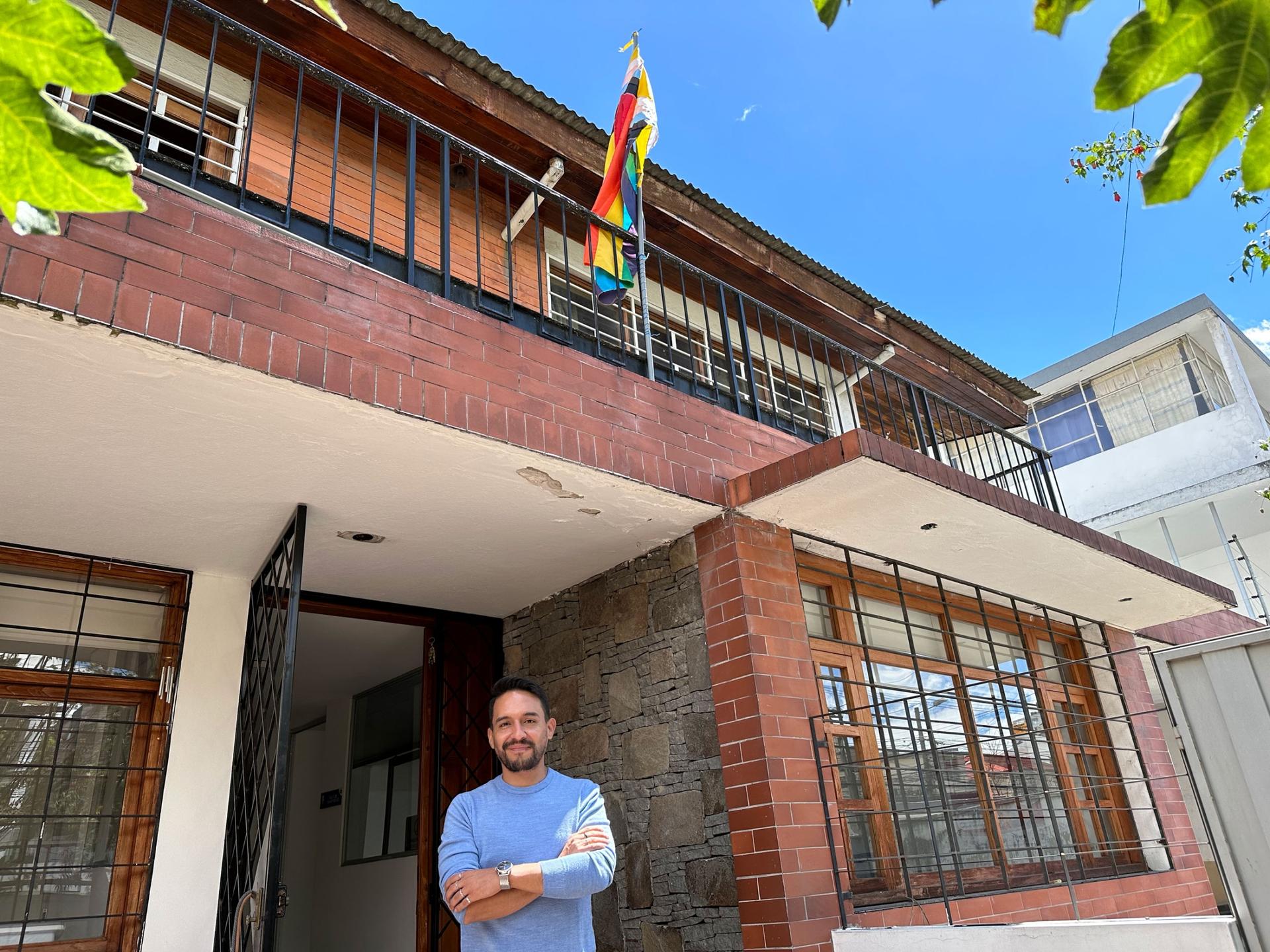 Danilo Manzano is the co-founder and executive director of Dialogo Diverso, an organization that provides legal, health and social services to LGBTQ people and is based in the house where he grew up.
